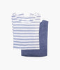 Vvoguish Casual Multicolor Top - M / Blue / Cotton
